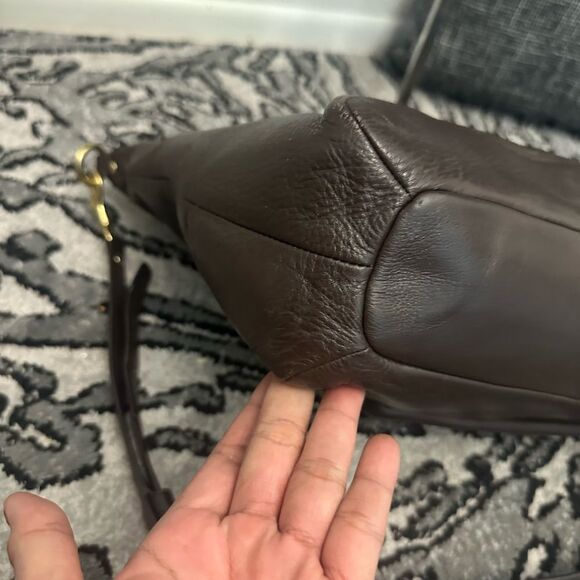 Coach Campbell Izzy Brown Leather satchel Bag - Picture 9 of 12